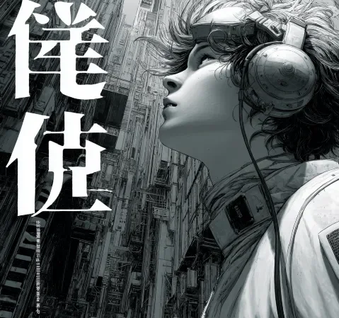 读者在台灯下翻阅漫画，旁边放着记录更新日程的笔记本